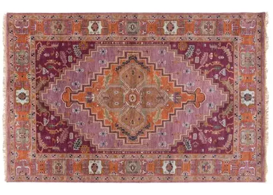 Fabianne Rug - Mauve/Orange - Orange