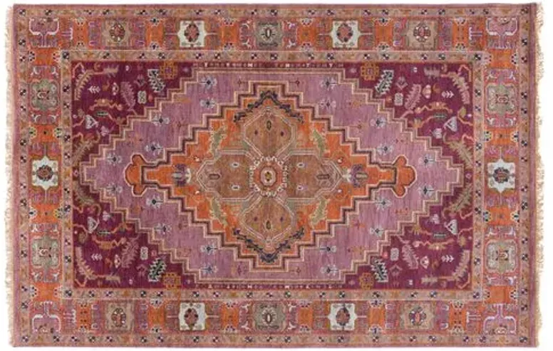 Fabianne Rug - Mauve/Orange - Orange