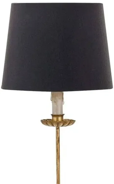 Clove Stem Buffet Lamp - Gold/Black - Regina Andrew