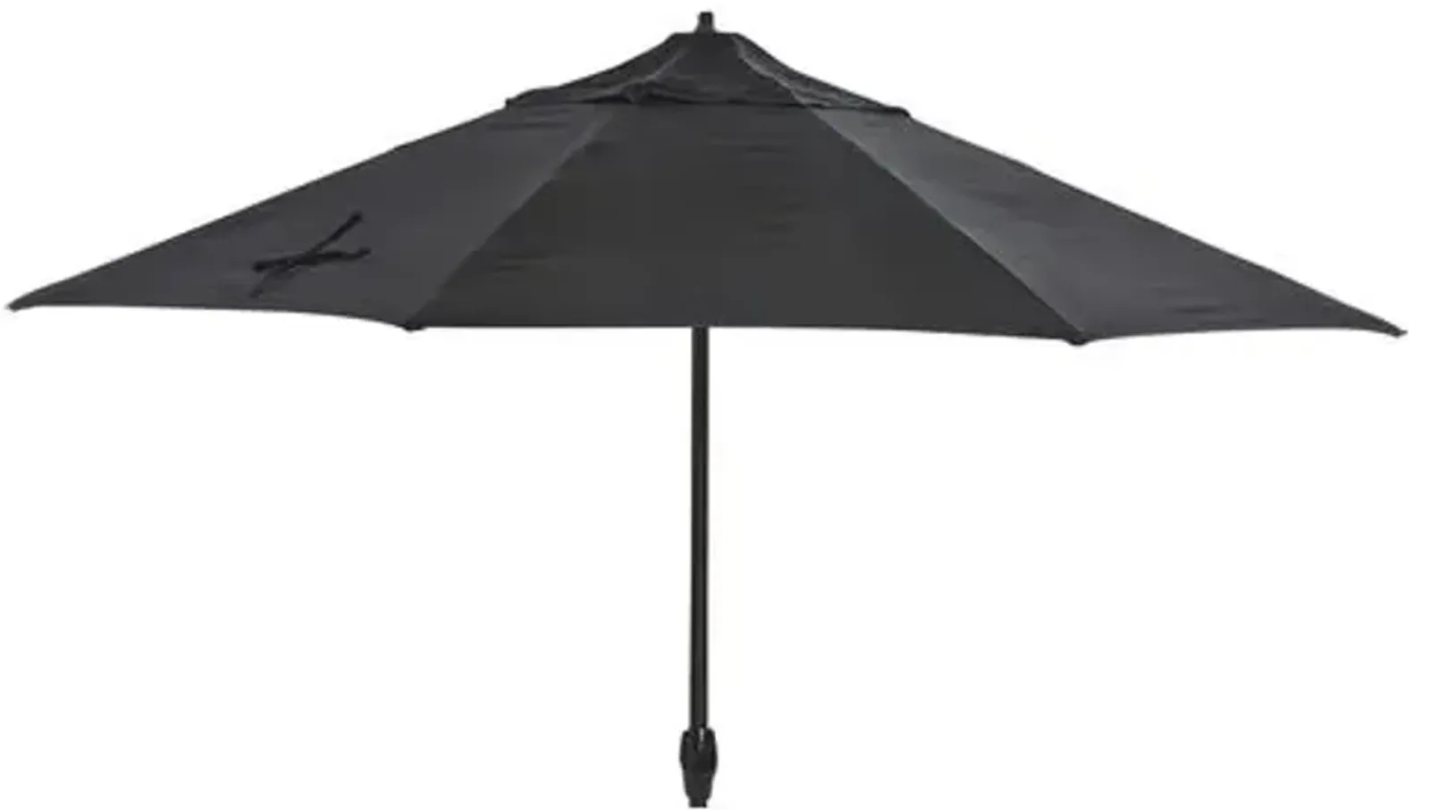 Veda Patio Umbrella - Black Sunbrella