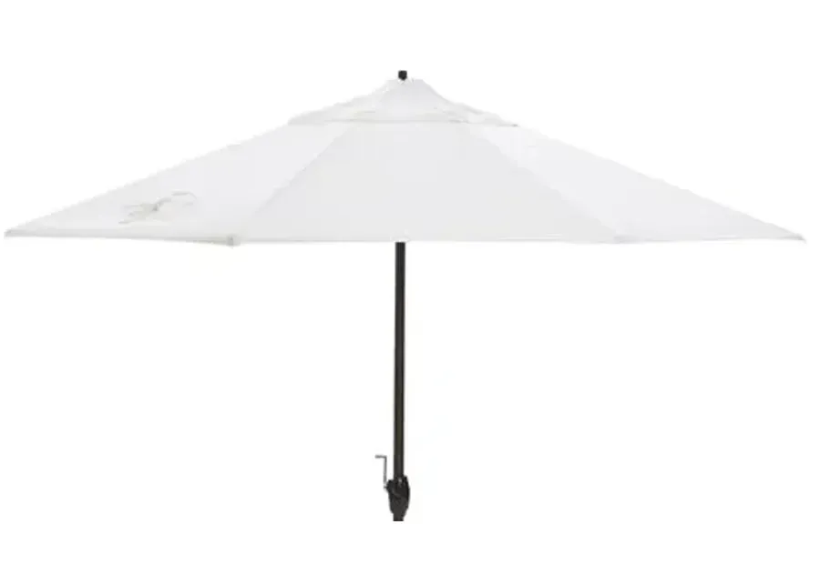 Veda Patio Umbrella - White Sunbrella