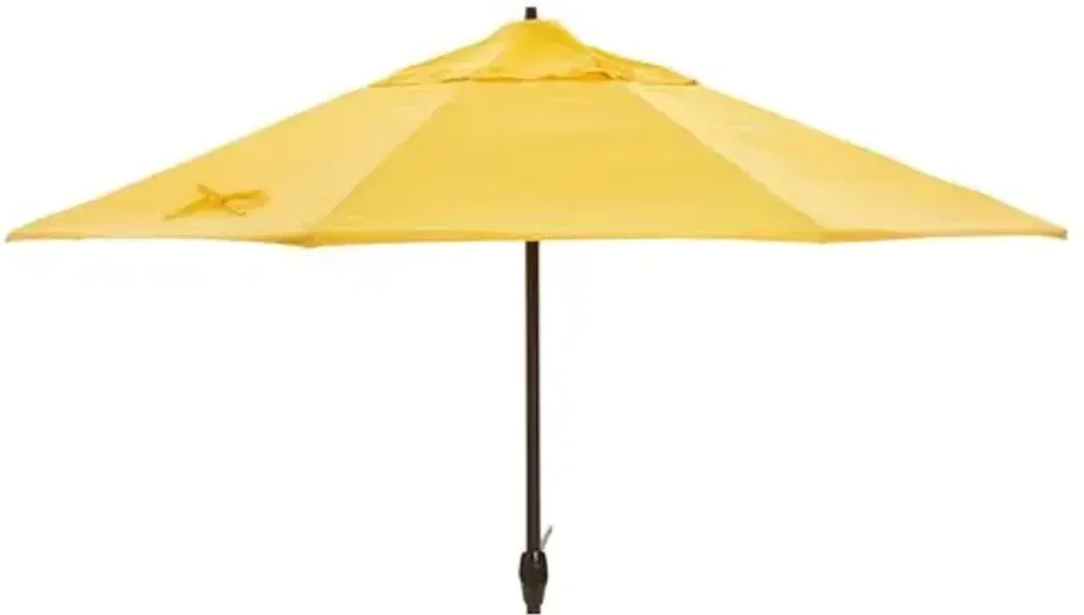 Veda Patio Umbrella - Yellow Sunbrella