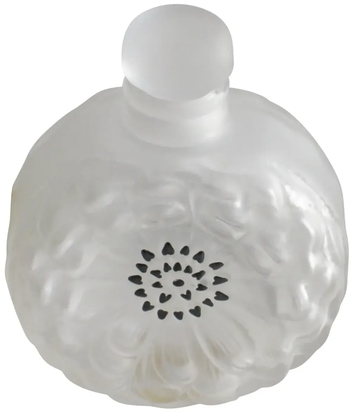 Lalique Enameled Dahlia Perfume Bottle - The Emporium Ltd. - Gray