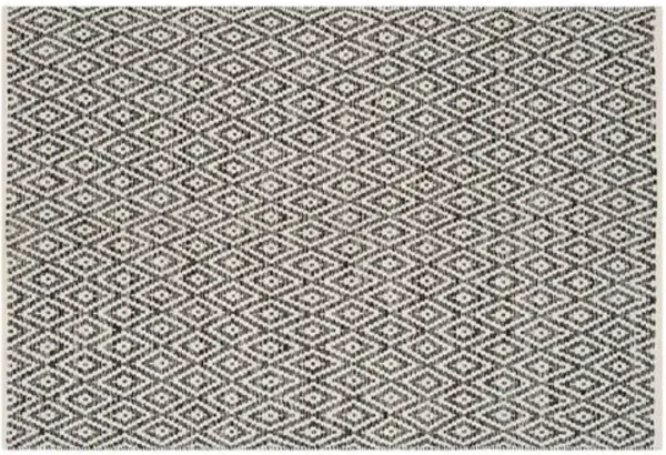 Milligan Rug - Ivory/Dark Gray - Gray