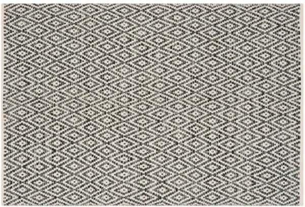 Milligan Rug, Ivory/Dark Gray
