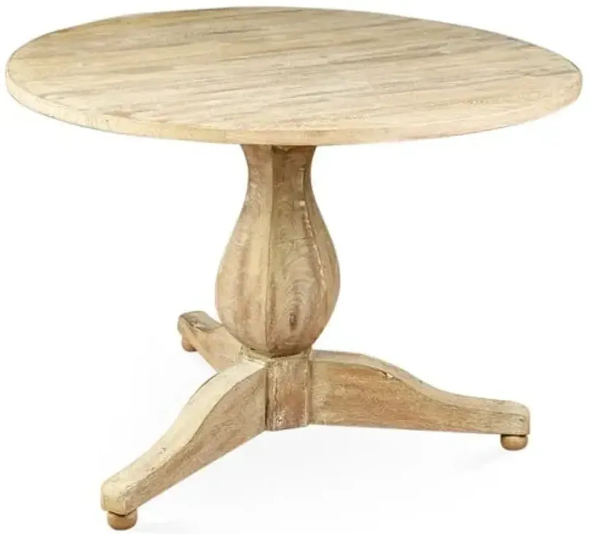 Corbett 42" Round Dining Table - Natural - Handcrafted