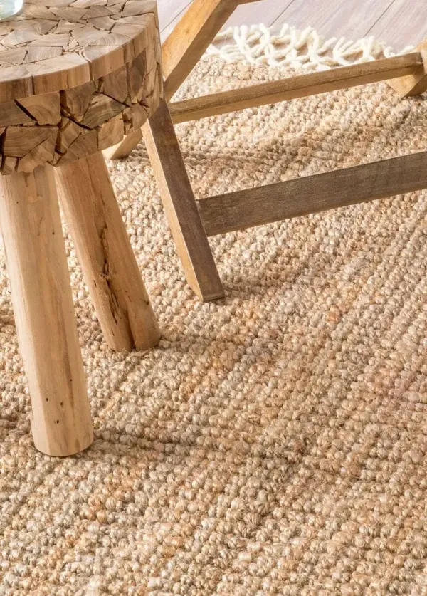Liam Jute-Blend Rug - Natural - Beige - Beige