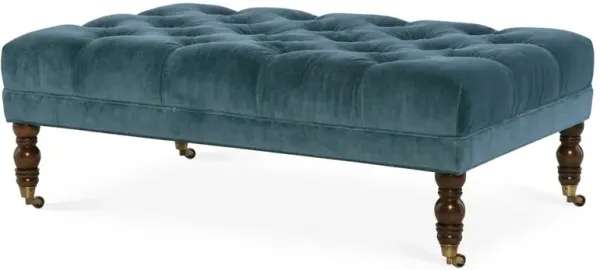 Anna Cocktail Ottoman, Velvet