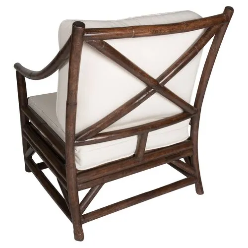 Woodland Lounge Chair - Espresso - White