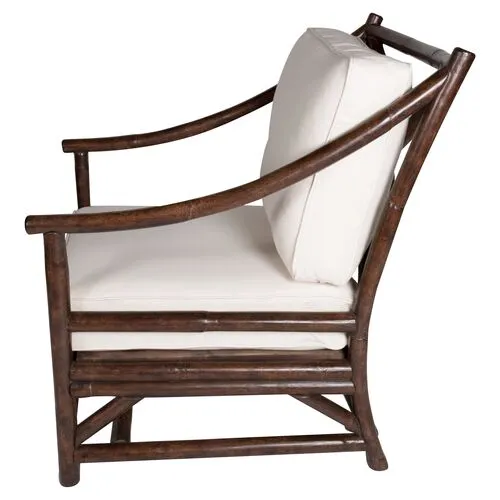 Woodland Lounge Chair - Espresso - White