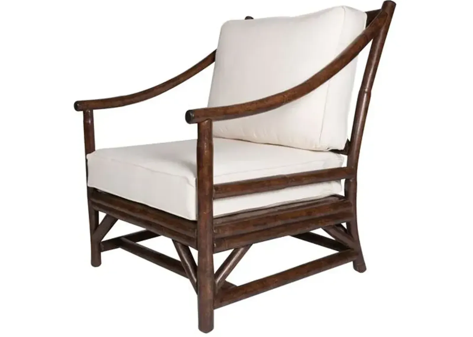 Woodland Lounge Chair - Espresso - White