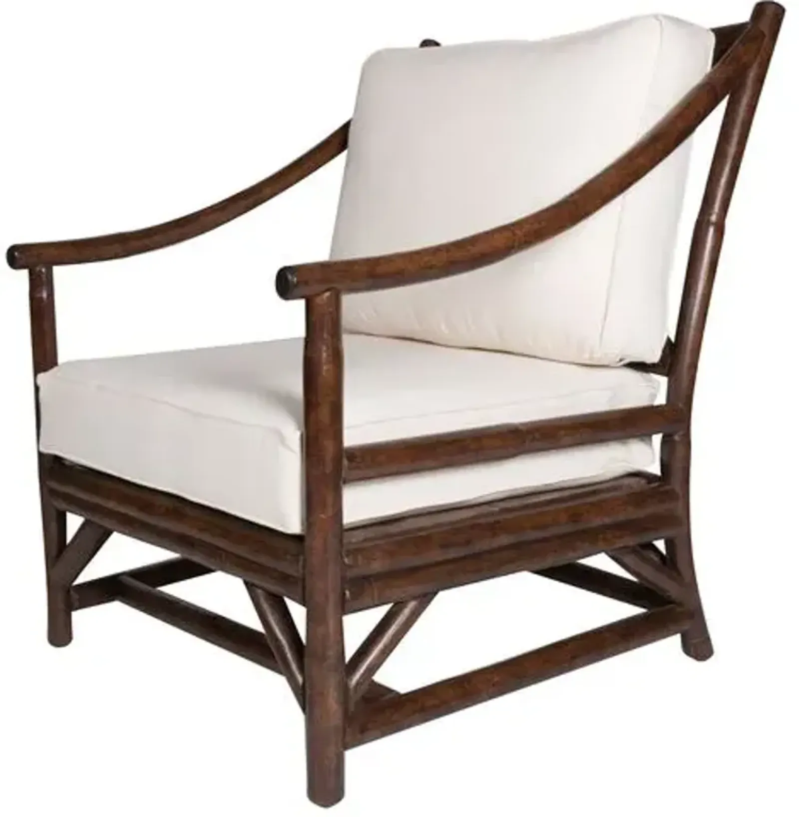 Woodland Lounge Chair - Espresso - White