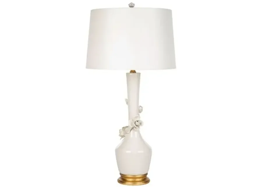 Valentina Blanca Table Lamp - Cream - Bradburn Home