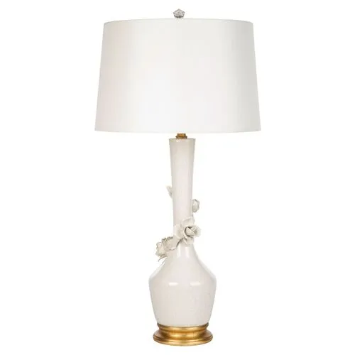 Valentina Blanca Table Lamp - Cream - Bradburn Home