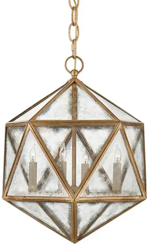 Visual Comfort - Zeno Lantern - Gilded Iron - Gold