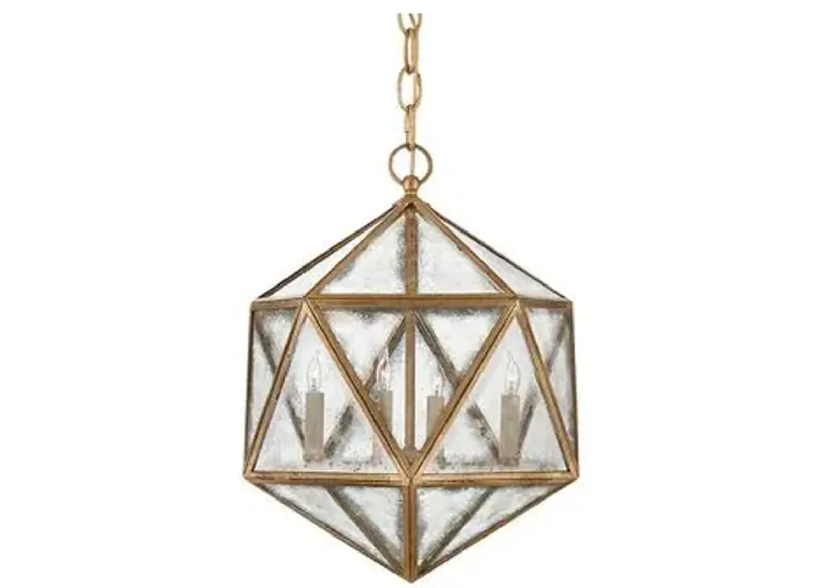 Visual Comfort - Zeno Lantern - Gilded Iron - Gold