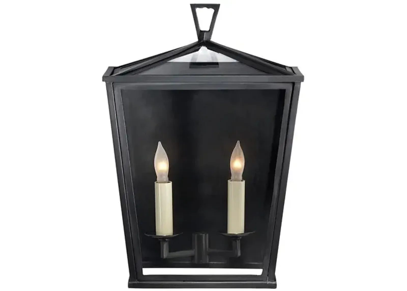 Visual Comfort - Darlana 3/4 Outdoor Wall Lantern - Bronze - Black