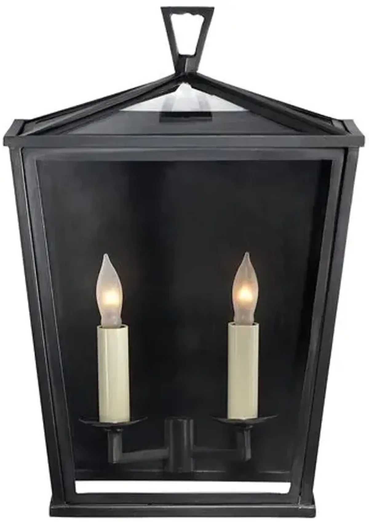 Visual Comfort - Darlana 3/4 Outdoor Wall Lantern - Bronze - Black