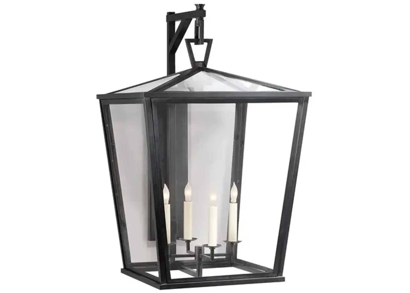 Visual Comfort - Darlana Outdoor Wall Lantern - Bronze - Black