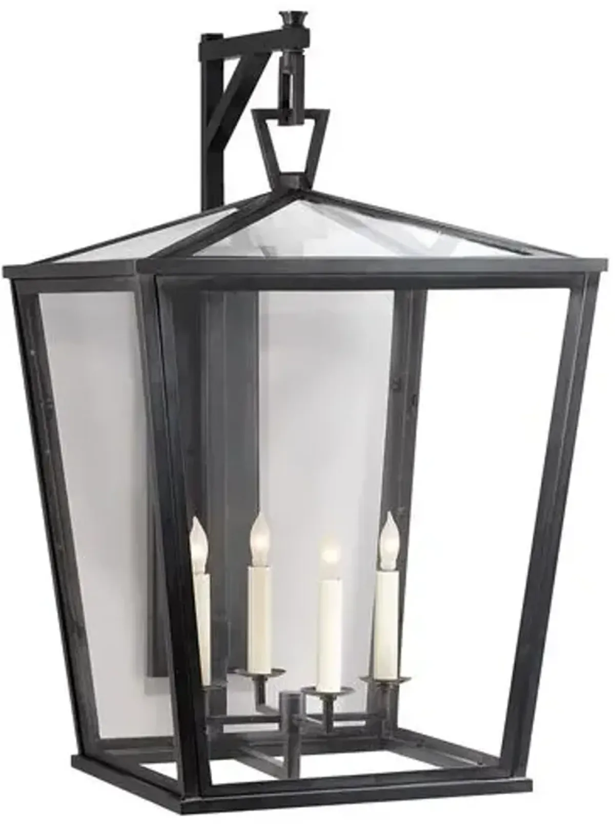 Visual Comfort - Darlana Outdoor Wall Lantern - Bronze - Black