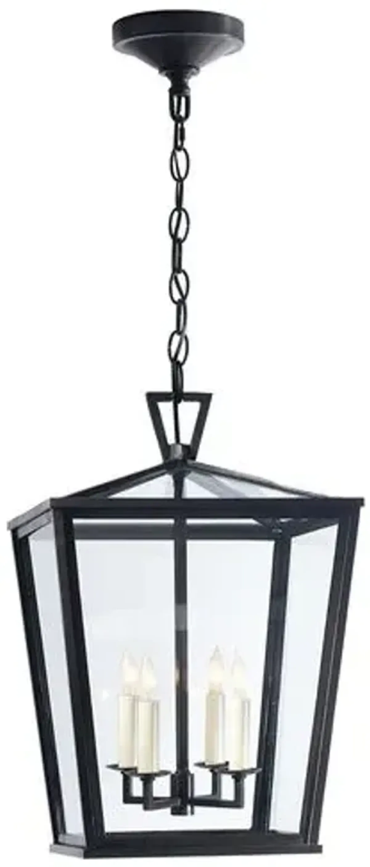 Visual Comfort - Darlana Outdoor Lantern - Bronze - Black