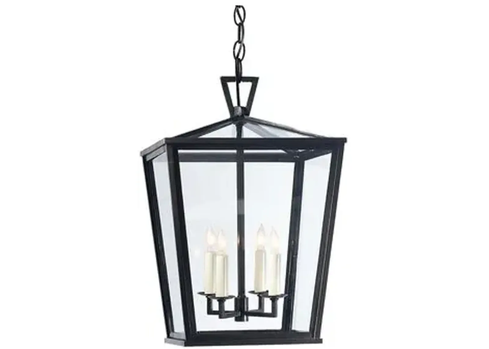 Visual Comfort - Darlana Outdoor Lantern - Bronze - Black