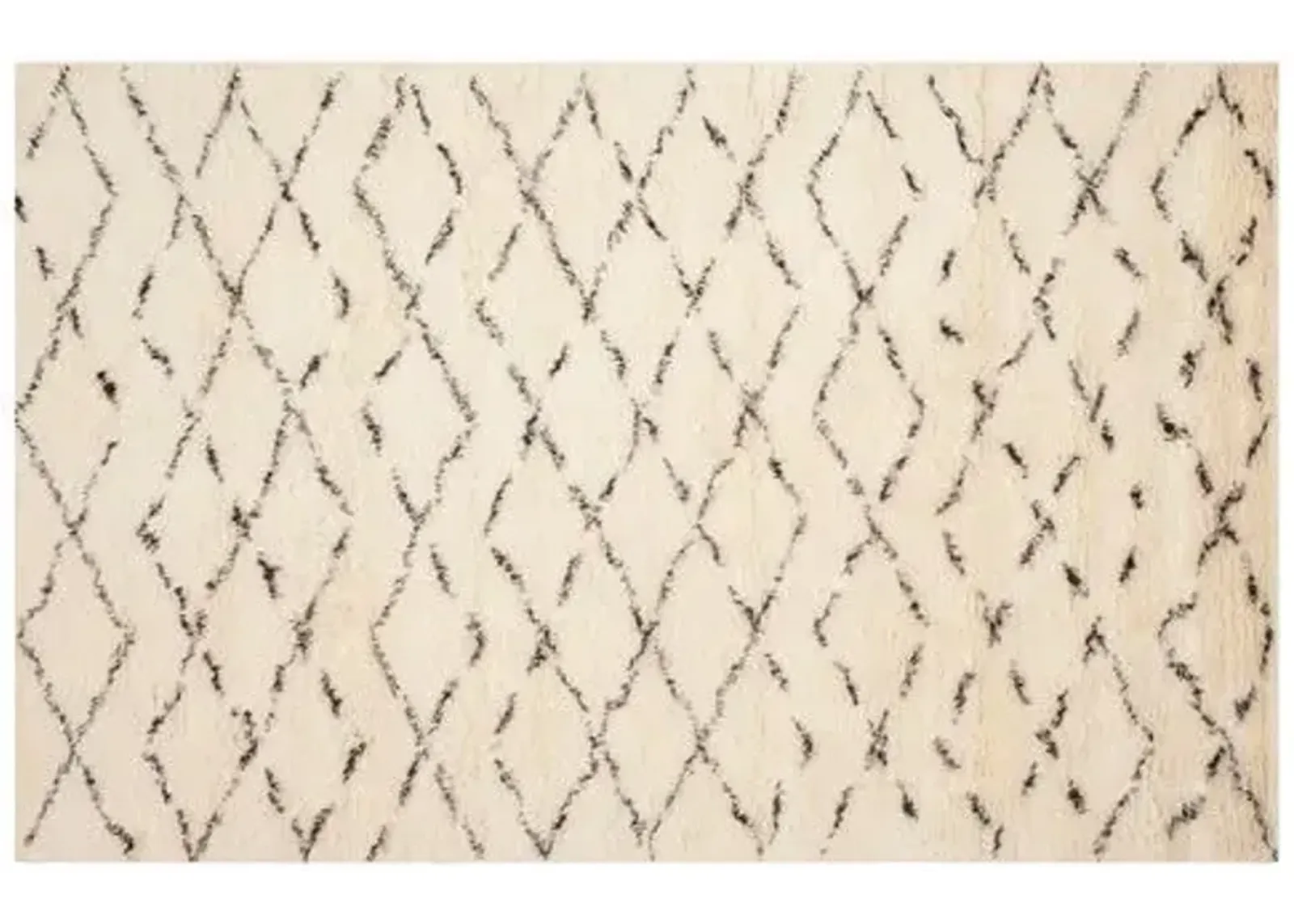 Janie Rug - White/Brown - Beige - Beige