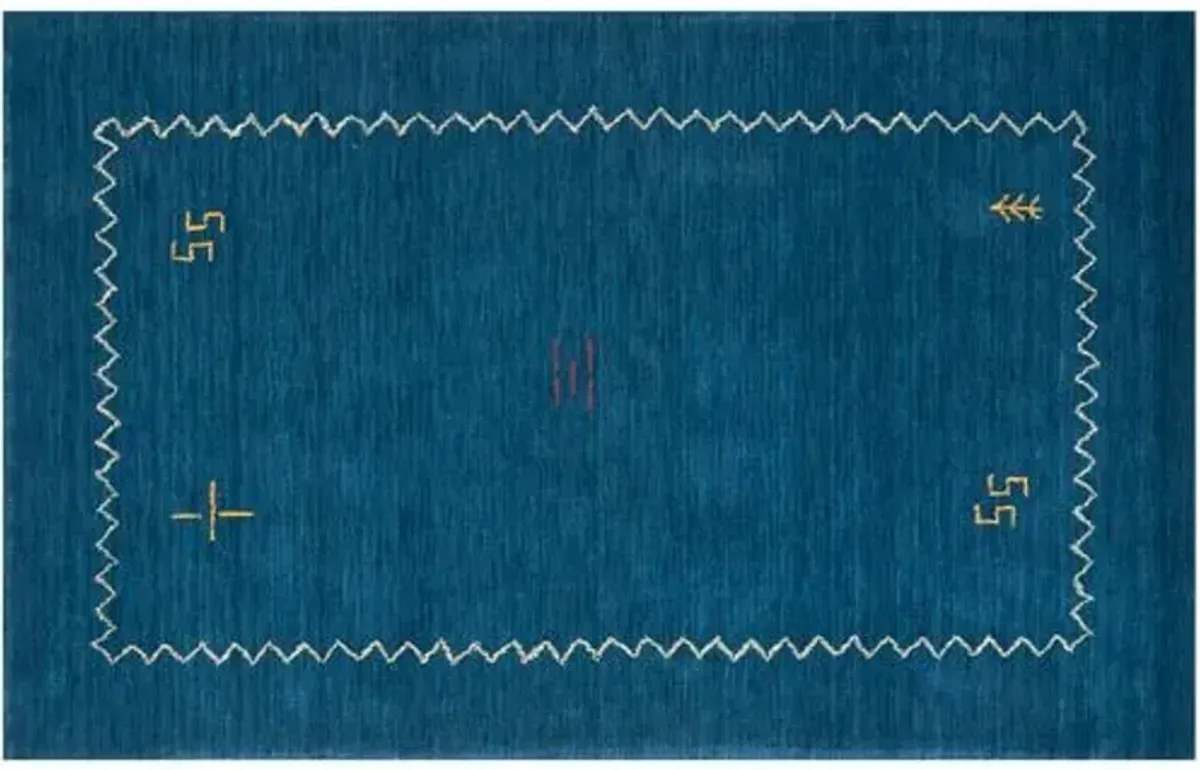 Beech Rug - Blue - Blue