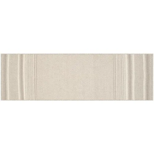 Unai Kilim Dhurrie Rug - Gray - Gray