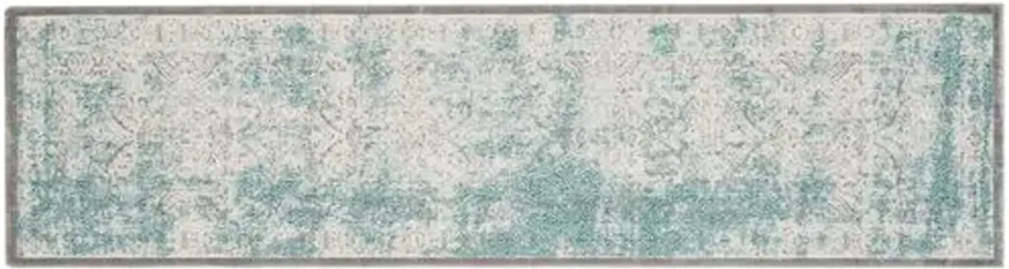 Manon Rug Turquoise Ivory Blue Blue One Kings Lane | Furniture.com