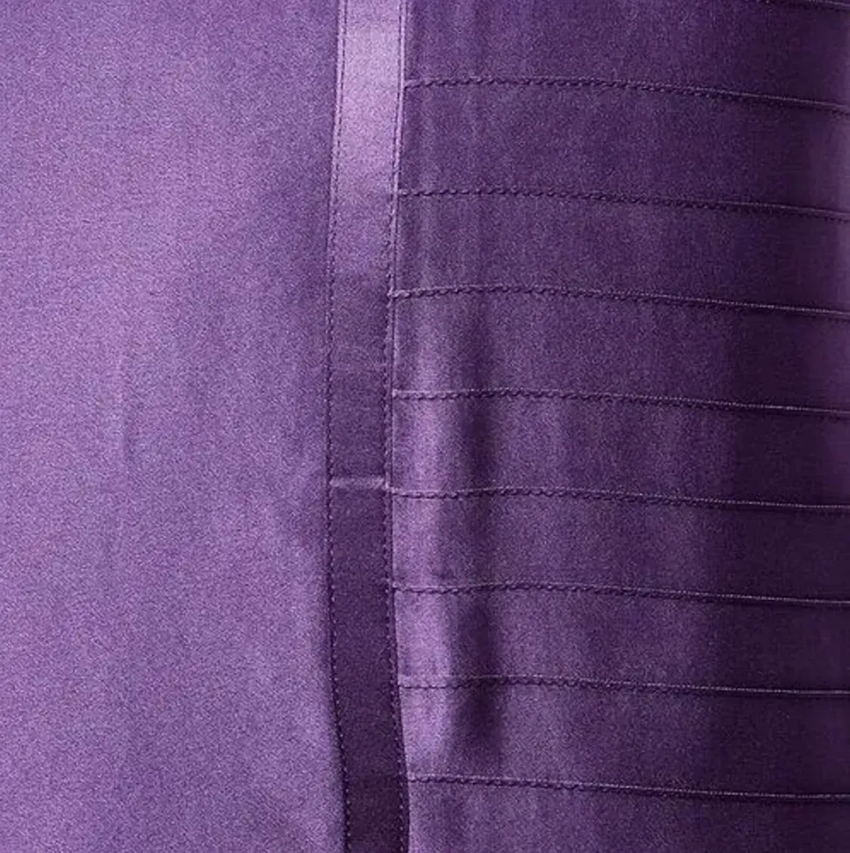 French Pleat Silk Boudoir Sham - Iris - Kumi Kookoon - Purple