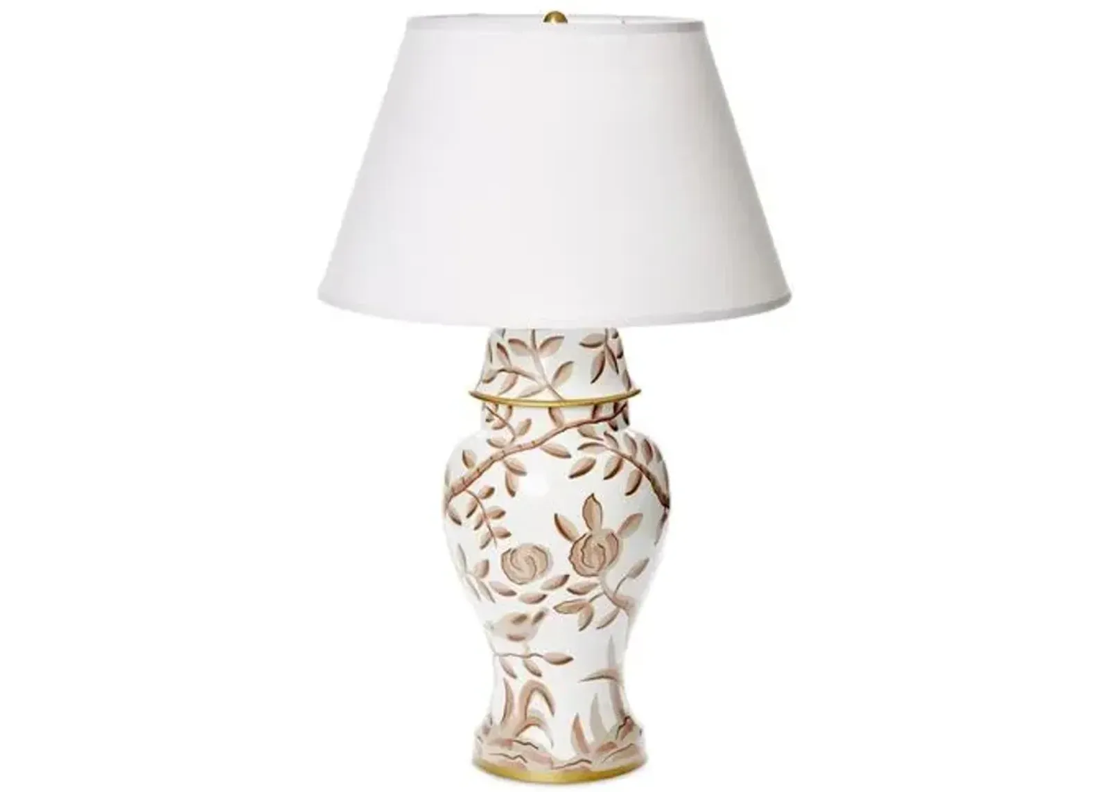 Cliveden Table Lamp - Taupe - Dana Gibson