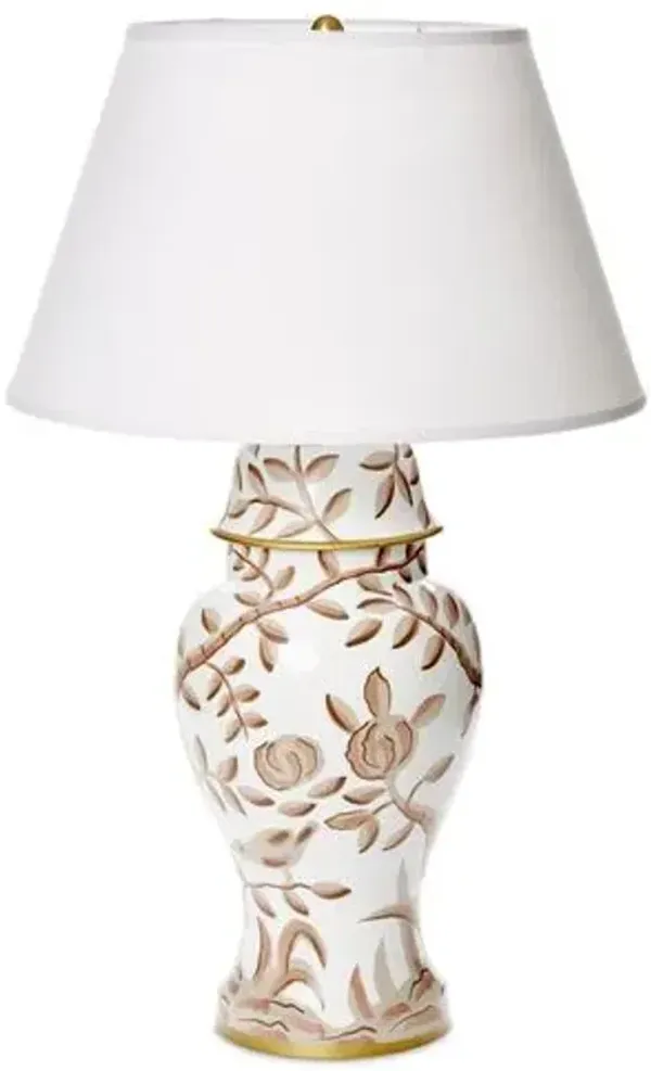 Cliveden Table Lamp - Taupe - Dana Gibson