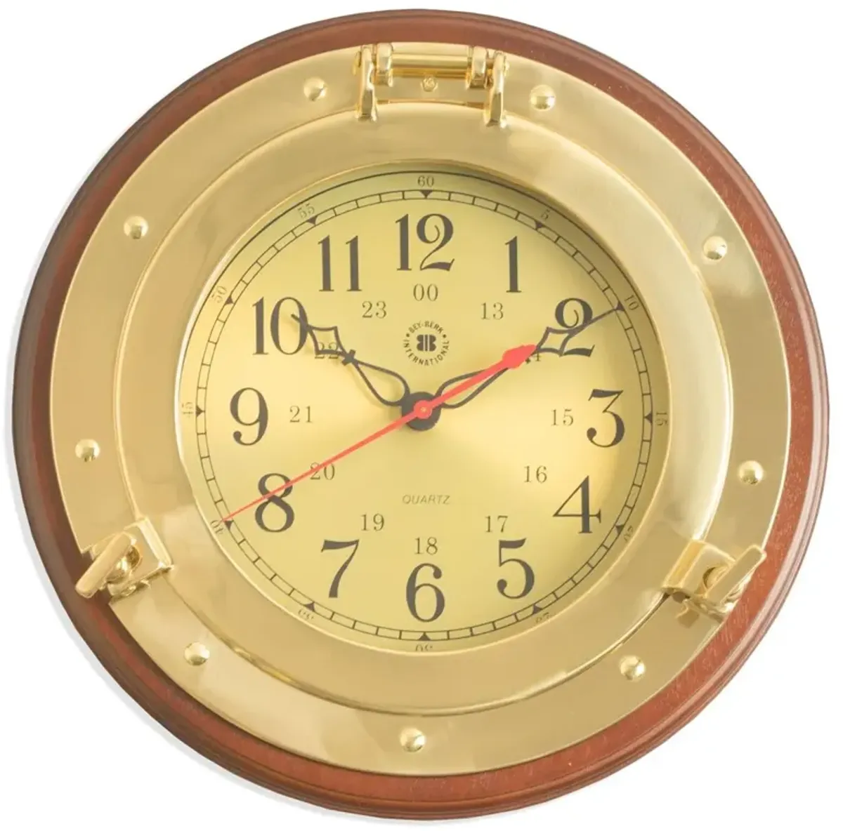 Brass Porthole Wall Clock