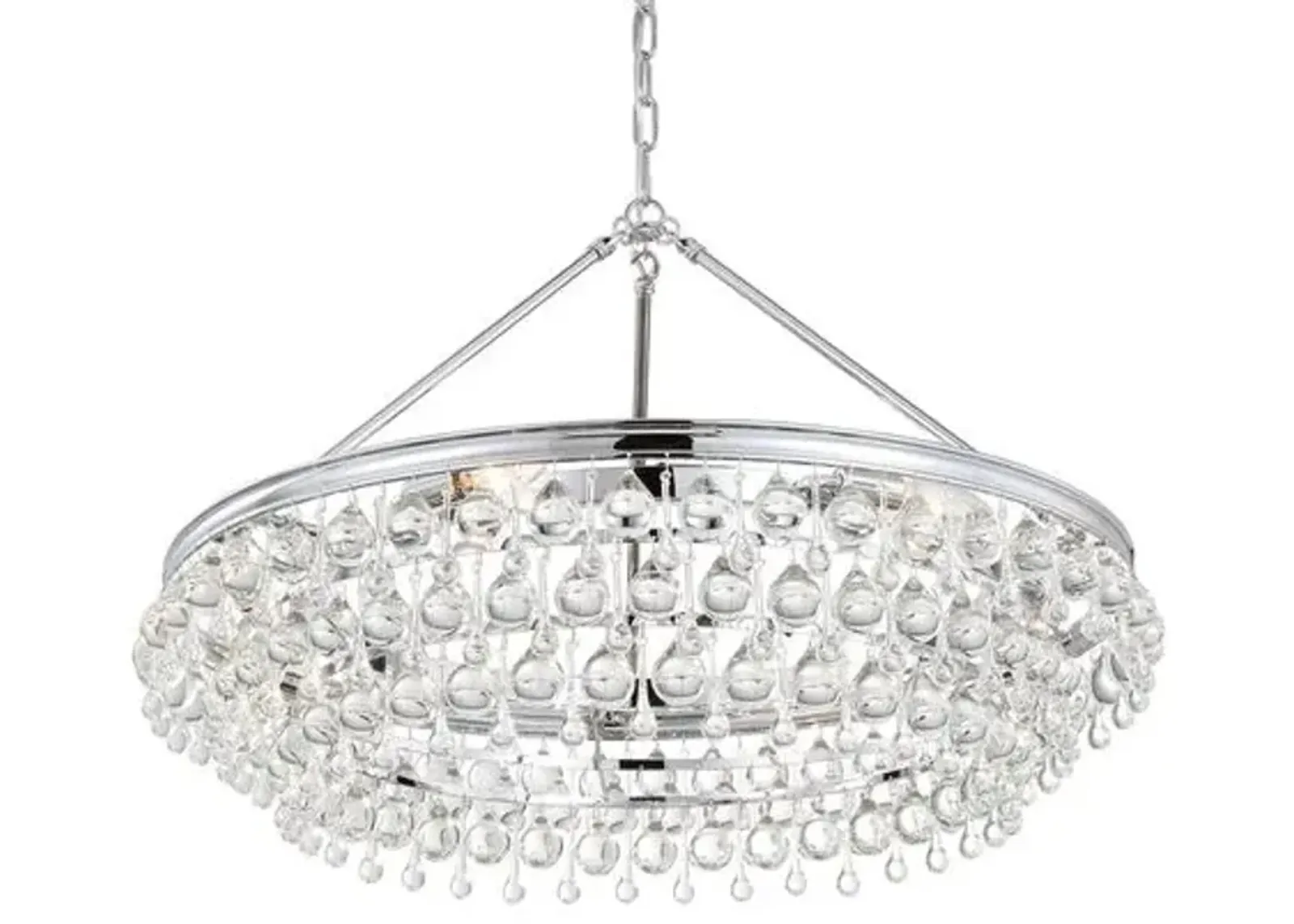 Calypso 6-Light Chandelier - Crystorama - Silver