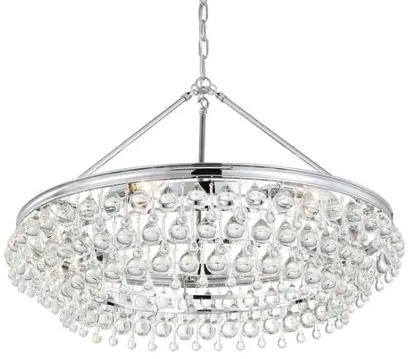 Calypso 6-Light Chandelier - Crystorama - Silver