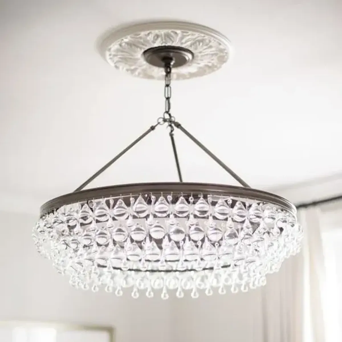 Calypso 6-Light Chandelier - Crystorama - Brown