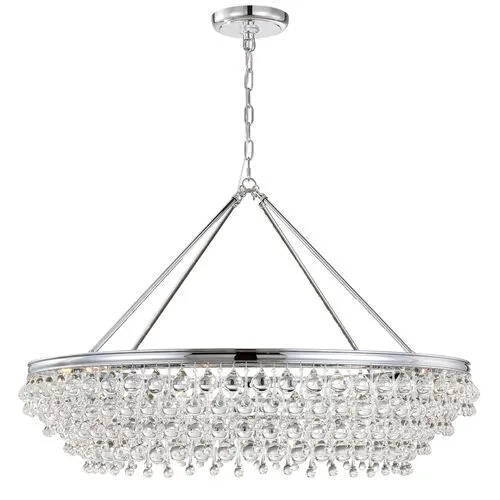 Calypso 8-Light Small Chandelier - Crystorama - Silver