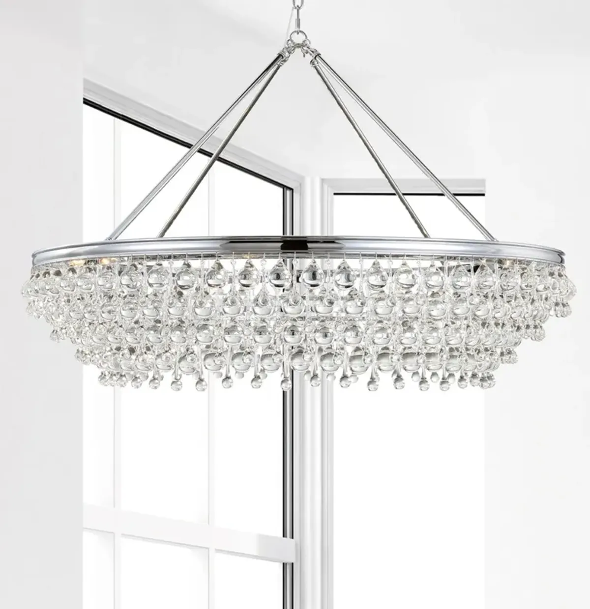 Calypso 8-Light Chandelier - Crystorama - Silver