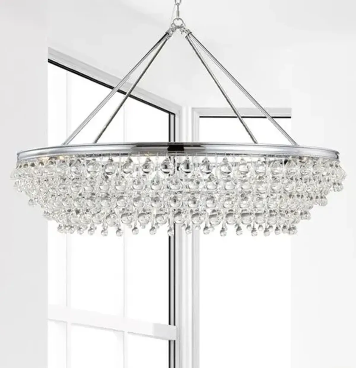 Calypso 8-Light Chandelier - Crystorama - Silver