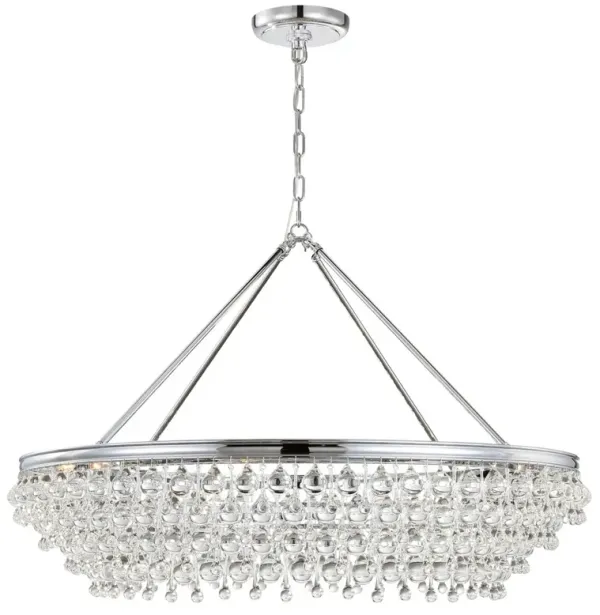 Calypso 8-Light Chandelier - Crystorama - Silver