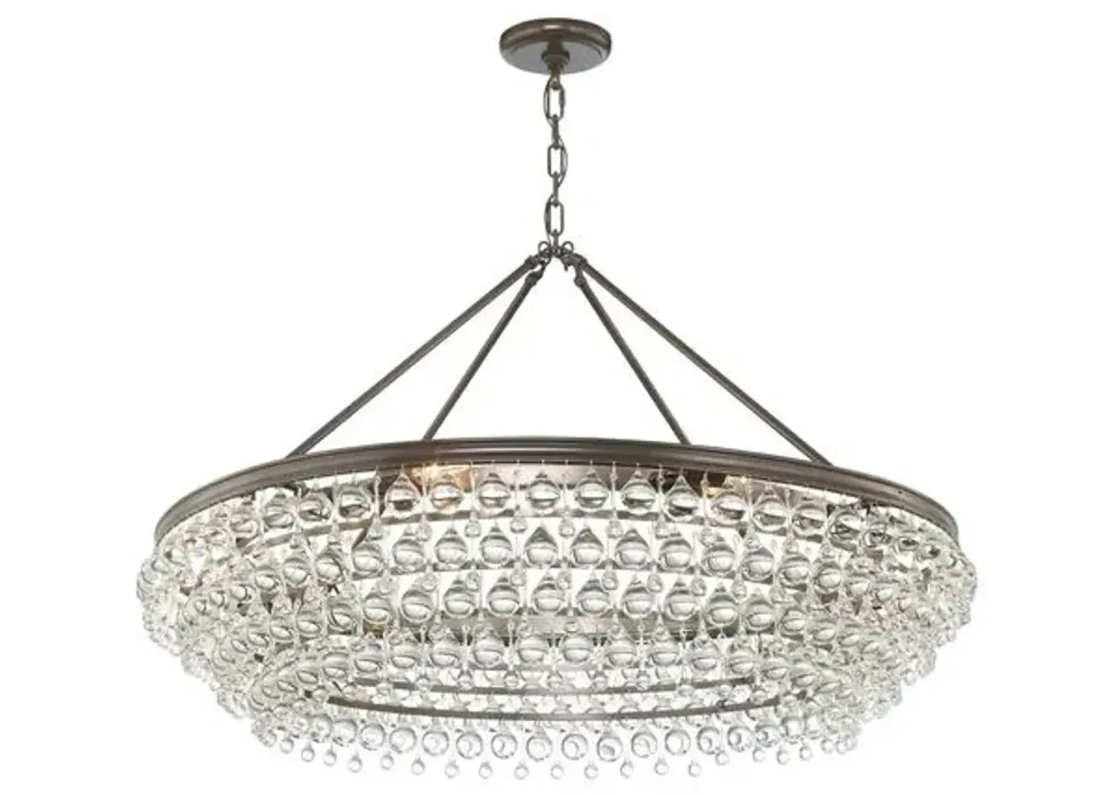 Calypso 8-Light Chandelier - Crystorama - Brown