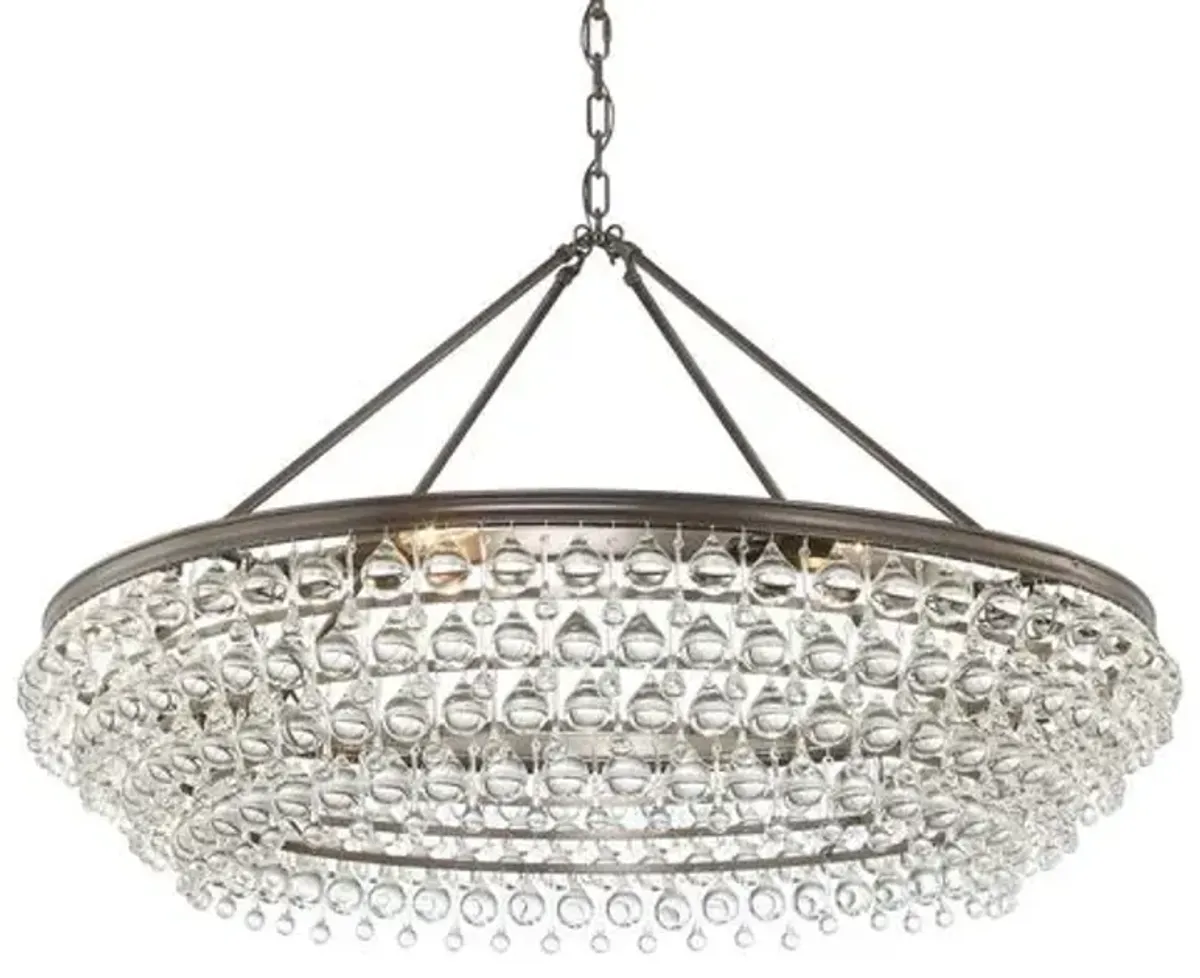 Calypso 8-Light Small Chandelier - Crystorama - Brown