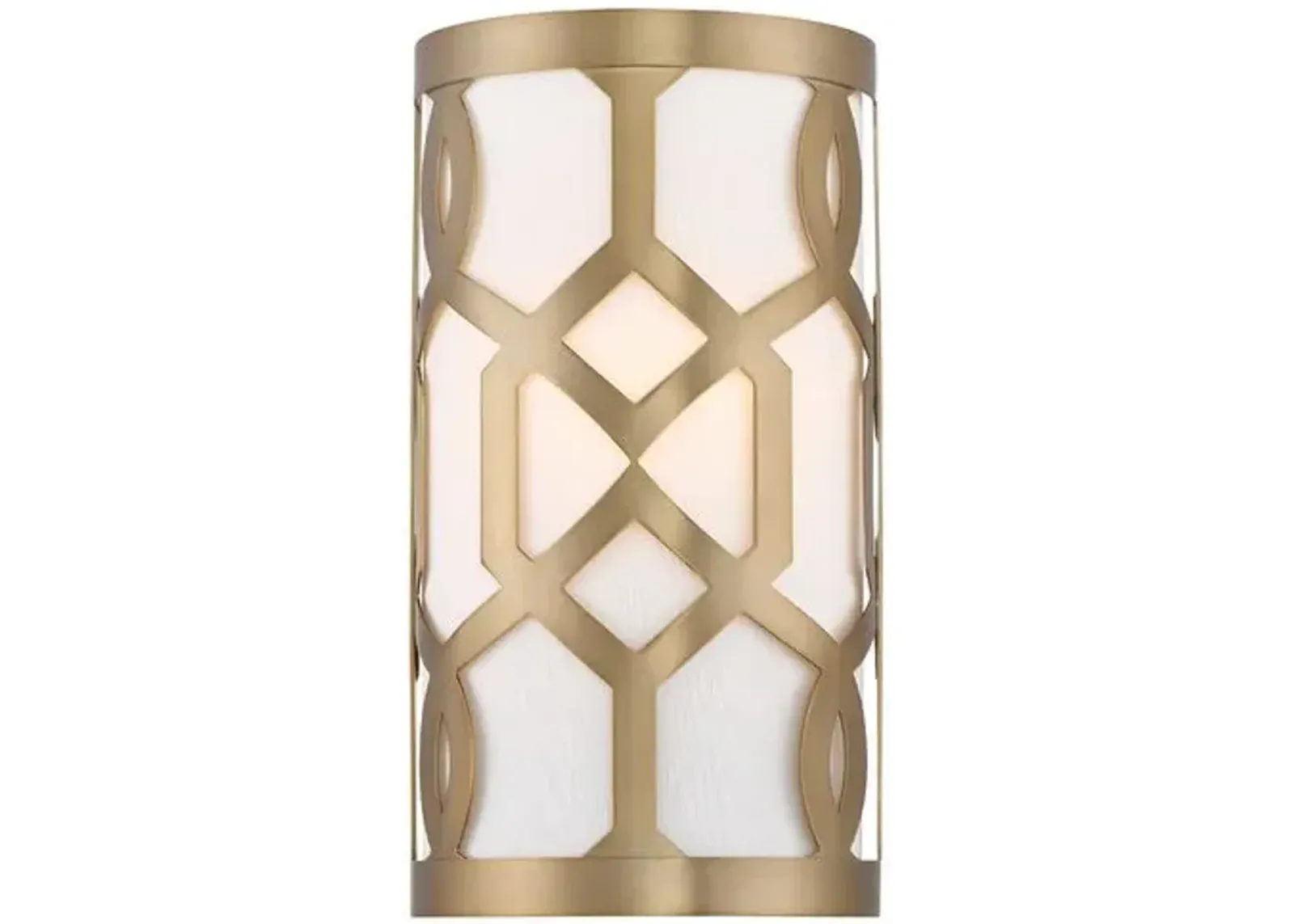 Libby Langdon 1-Light Sconce - Brass - Crystorama - Gold