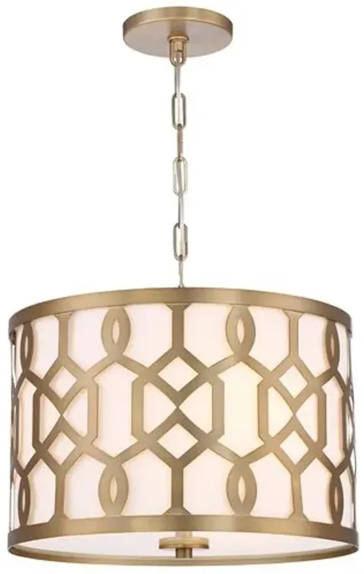 Libby Langdon Chandelier - Brass - Crystorama - Gold