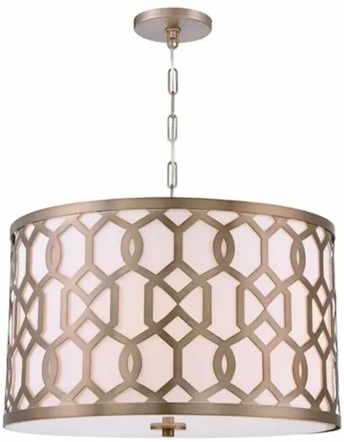 Libby Langdon Chandelier - Brass - Crystorama - Gold