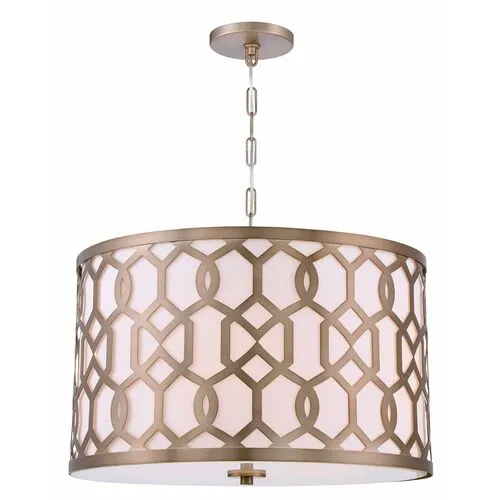 Libby Langdon Chandelier - Brass - Crystorama - Gold