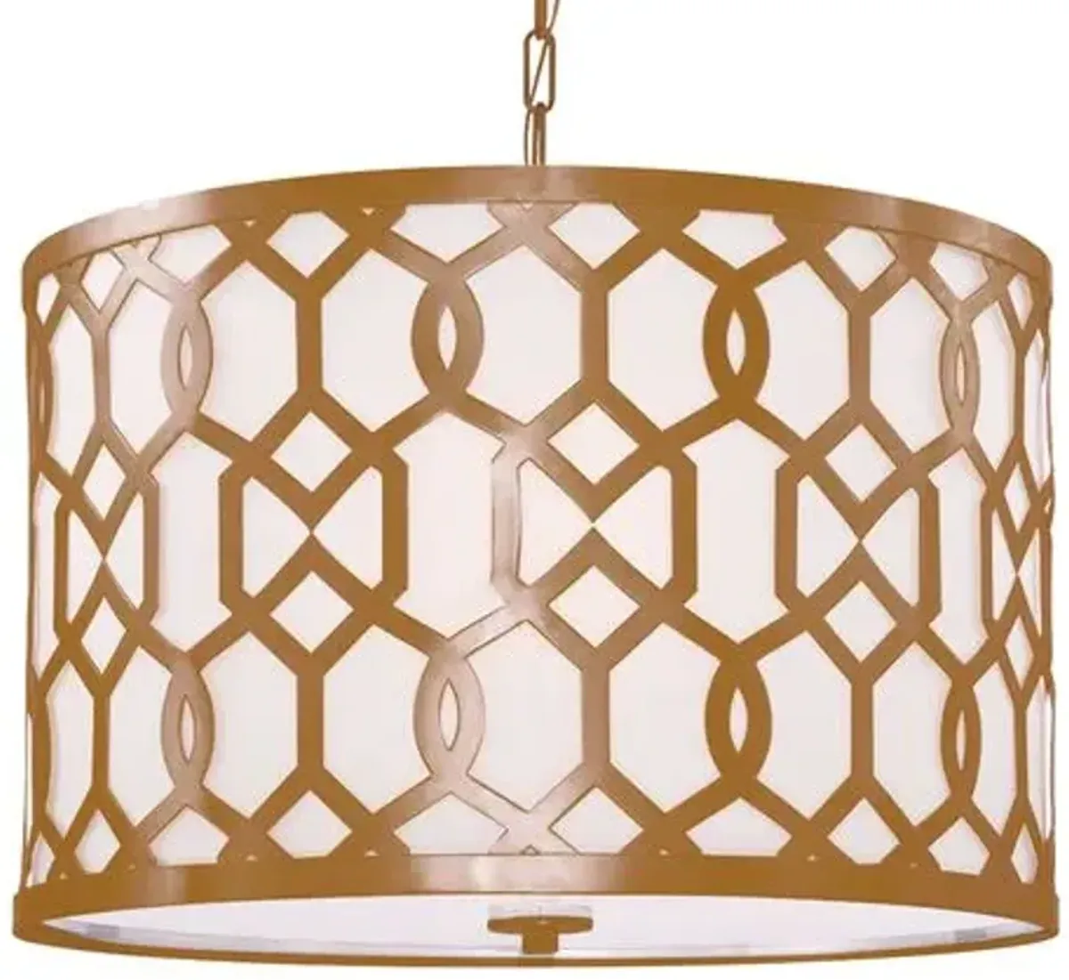 Libby Langdon Chandelier - Brass - Crystorama - Gold