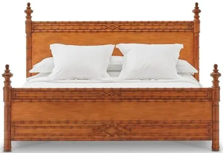 Bamboo Bed - Natural - Bunny Williams Home - Brown