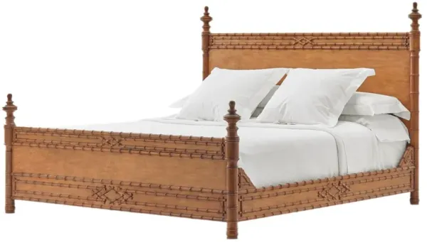 Bamboo Bed, Birdseye Maple
